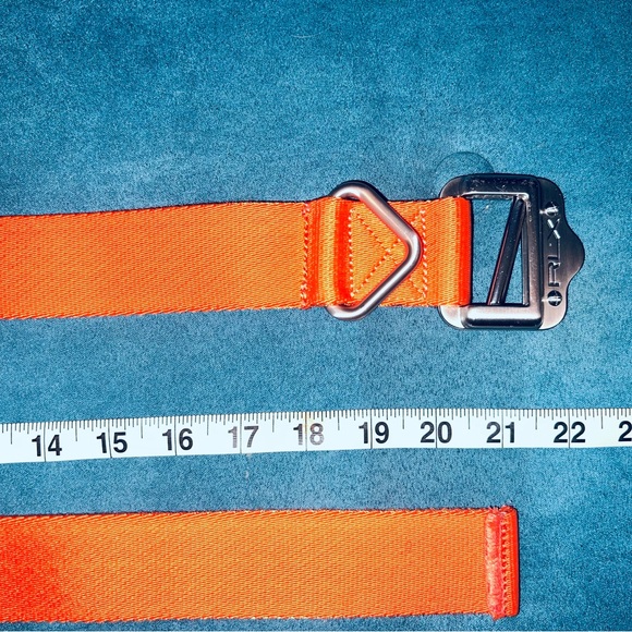 ralph lauren orange belt